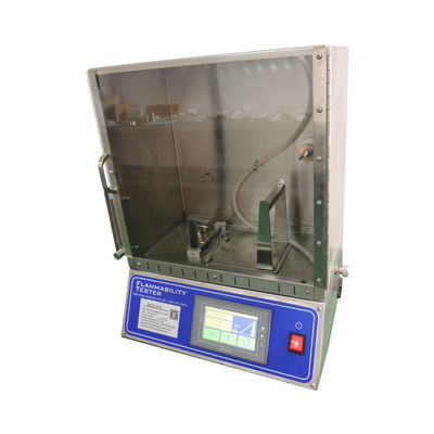 کیفیت  ASTM D1230 45 Degree Flammability Tester With Glass Observation Panel کارخانه