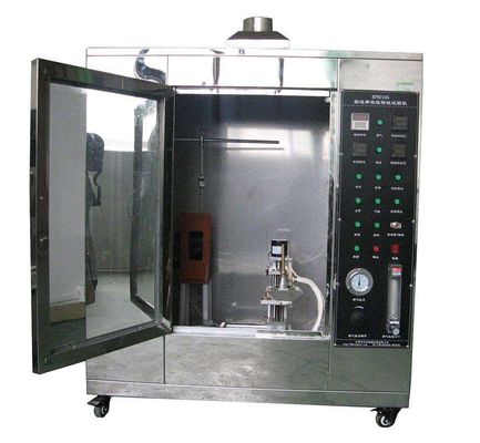 ISO340:2004 ماشین آزمایش سوختن عمودی کمربند حمل کننده برای کمربند حمل کننده هسته نساجی