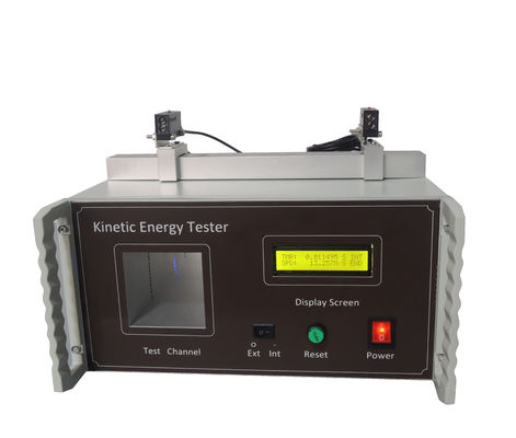 ISO 8124-1 تجهیزات آزمایش آزمایشگاهی آزمایش کننده انرژی جنتیکی با سنسور خارجی 40mm - 400mm تنظیم پذیر
