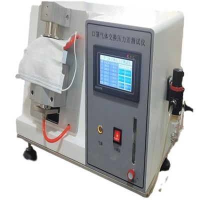8L/Min 0-500pa تجهیزات آزمایش آزمایشگاهی ماسک دستگاه آزمایش تفاوت فشار مبادله گاز