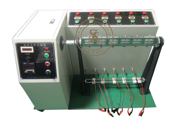 UL 87 تجهیزات آزمایش آزمایشگاهی دستگاه آزمایش خم شدن سیم ، زاویه خم شدن 10 - 180 درجه تنظیم