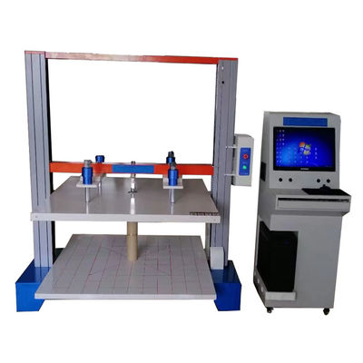 دستگاه آزمایش فشرده سازی جعبه 70KN PLC / کنترل کامپیوتر