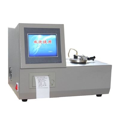 تجهیزات آزمایش تجزیه و تحلیل روغن ASTM D3828 تست کننده نقطه فلش با صفحه بسته 8 اینچ